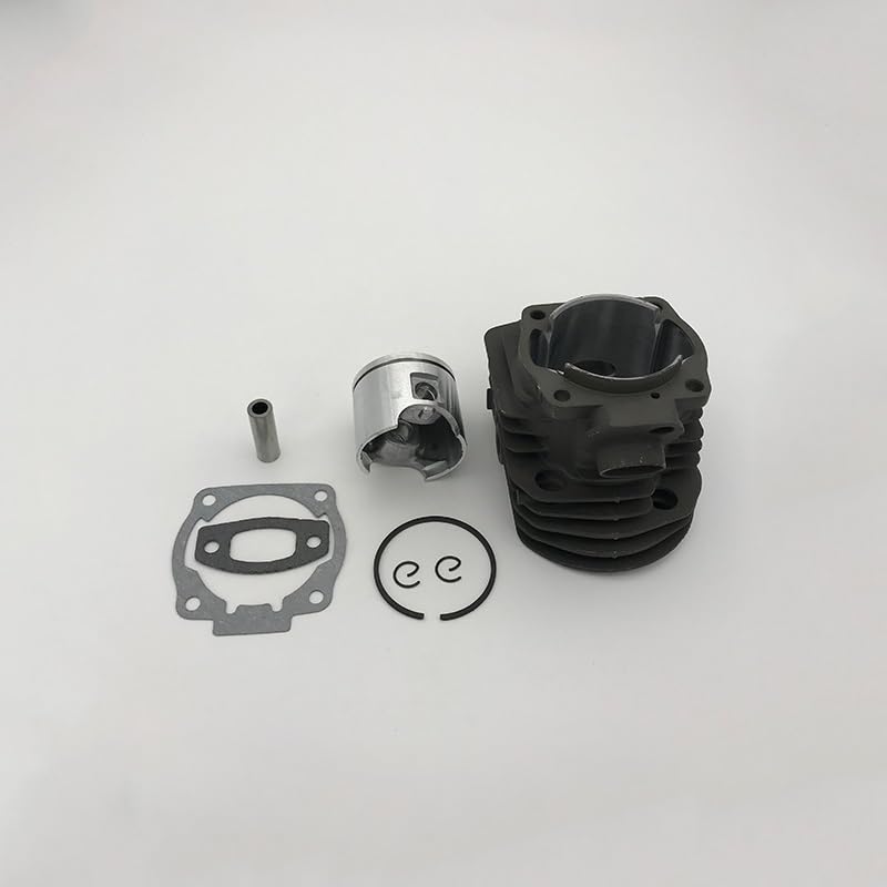 Części do kosiarki HUNDURE 46MM zespół tłoka cylindra z zestawem uszczelek do części silnika piły łańcuchowej Husqvarna 51 55 RANCHER #503 60 91 71