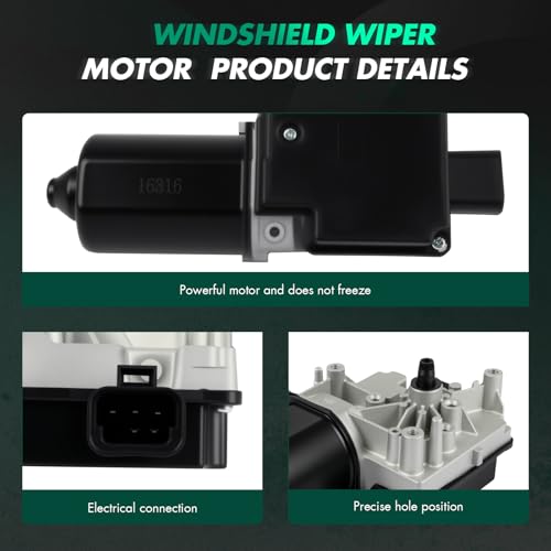 Image of SCITOO Windshield Wiper Motor Assembly Fit for Chevrolet for Venture | Direct fit for 1997-2005 For Chevrolet For Venture|Replaces OE 12368685|5 Pins|Fit for Front Wiper Motor With Control Module