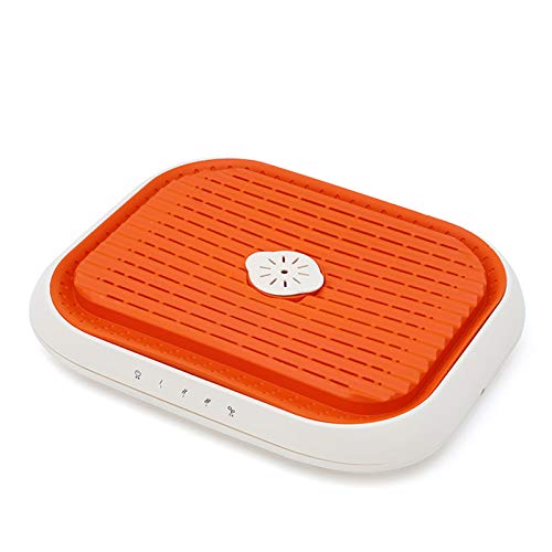 Fußwärmer der Heizung, 5 Sekunden schnelles Erhitzen, 3 Stufen der Temperatureinstellung 40 ℃ / 50 ℃ / 60 ℃, zu Hause/im Büro verwenden,Weiß