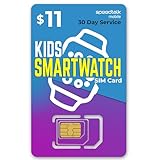 SpeedTalk Mobile Smartwatch SIM Card Plan, Unlimited Talk & Text 2GB hi Speed Data. Designed for Kids Smart Watches, GPS trackers & wearables | Standard, Micro, Nano | 5G 4G LTE with US Phone Numbers