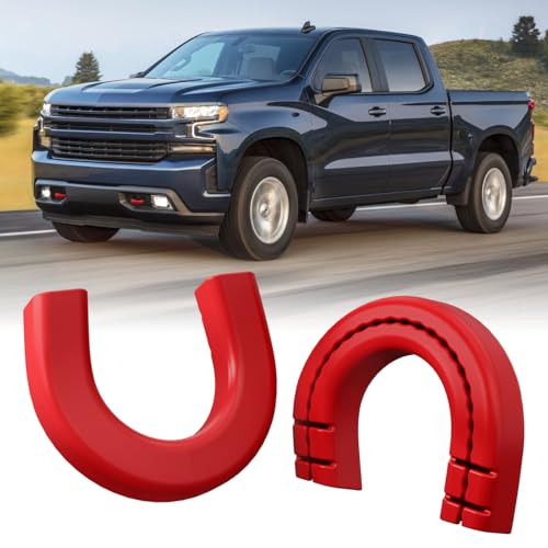 TECHPICCO Long Tow Hook Covers for Silverado 1500 2007-2026/GMC Sierra