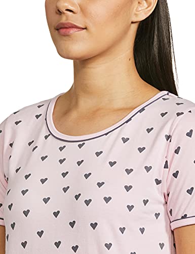 Image of A.T.U.N. (ALL THINGS UBER NICE) Womens Printed Cotton Round Neck Knee Length Regular Dress