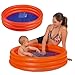 Smart Planet Baby Pool - Mini Kinder Planschbecken 100cm Kleiner Pool zum Baden für Babys und Kleinkinder - Aufblasbarer Swimmingpool zum Planschen