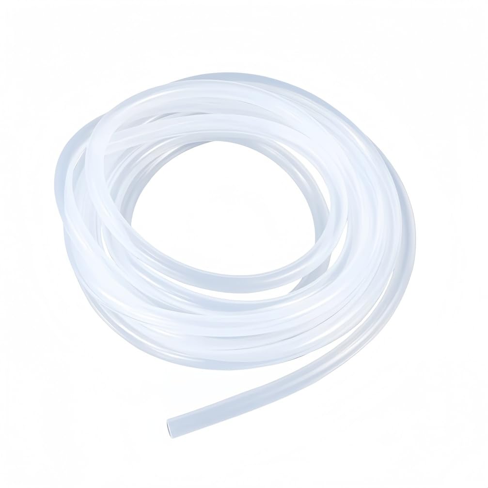 Purzen One Color Clear Silicone Tubing 3Mm Id X 6Mm Od Flexible Silicone Rubber Hose Transparent Tube For Water Transfer Aquarium Pump Hydroponics Diy,20M