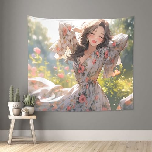 Tapiz impreso para colgar en la pared DUWAA de 60x51 pulgadas y decoración estética de salón 2