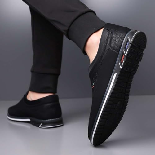 Image of Men's Oxford Business Casual Shoes Office Loafers Dress Comfort Driving Shoes