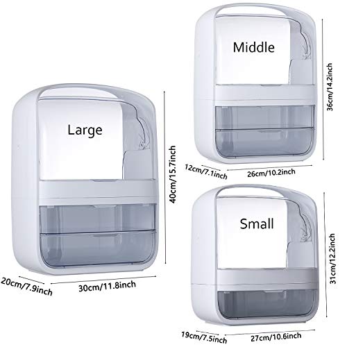 Portable Multifunctional Fully Open Makeup Organizer, Drawer Makeup Storage Box Desktop Sundry Storage Case,Waterproof