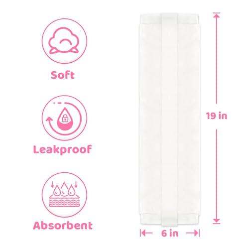 Image of LittleForBig ABDry Adult Booster Pads with Adhesive Strip 10 Pieces - ABDry Booster Pads