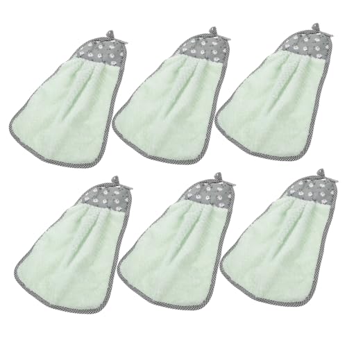 ULTECHNOVO 6 Piezas Toalla baño Lavar Agua paraca Salón Colgante Grey