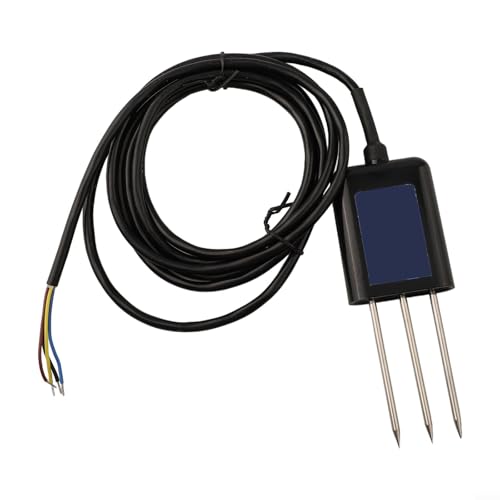RS485 Sensor de humedad y temperatura de humedad del suelo con medición de conductividad de pH Salida ModBus-RTU impermeable IP68 para monitoreo de agricultura industrial (D)