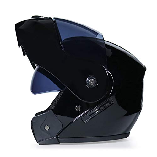 Casque de moto respirant ATK anti-buée avec visière solaire intégrée