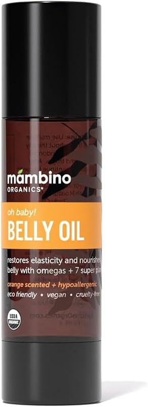Óleo corporal Mambino Organics Oh Baby! com tamanu, manteiga de karité e calêndula, 60 mL