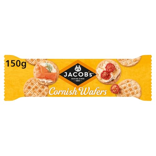 JACOB'S Cornish Wafers Crackers, 150 g (Pack of 1)
