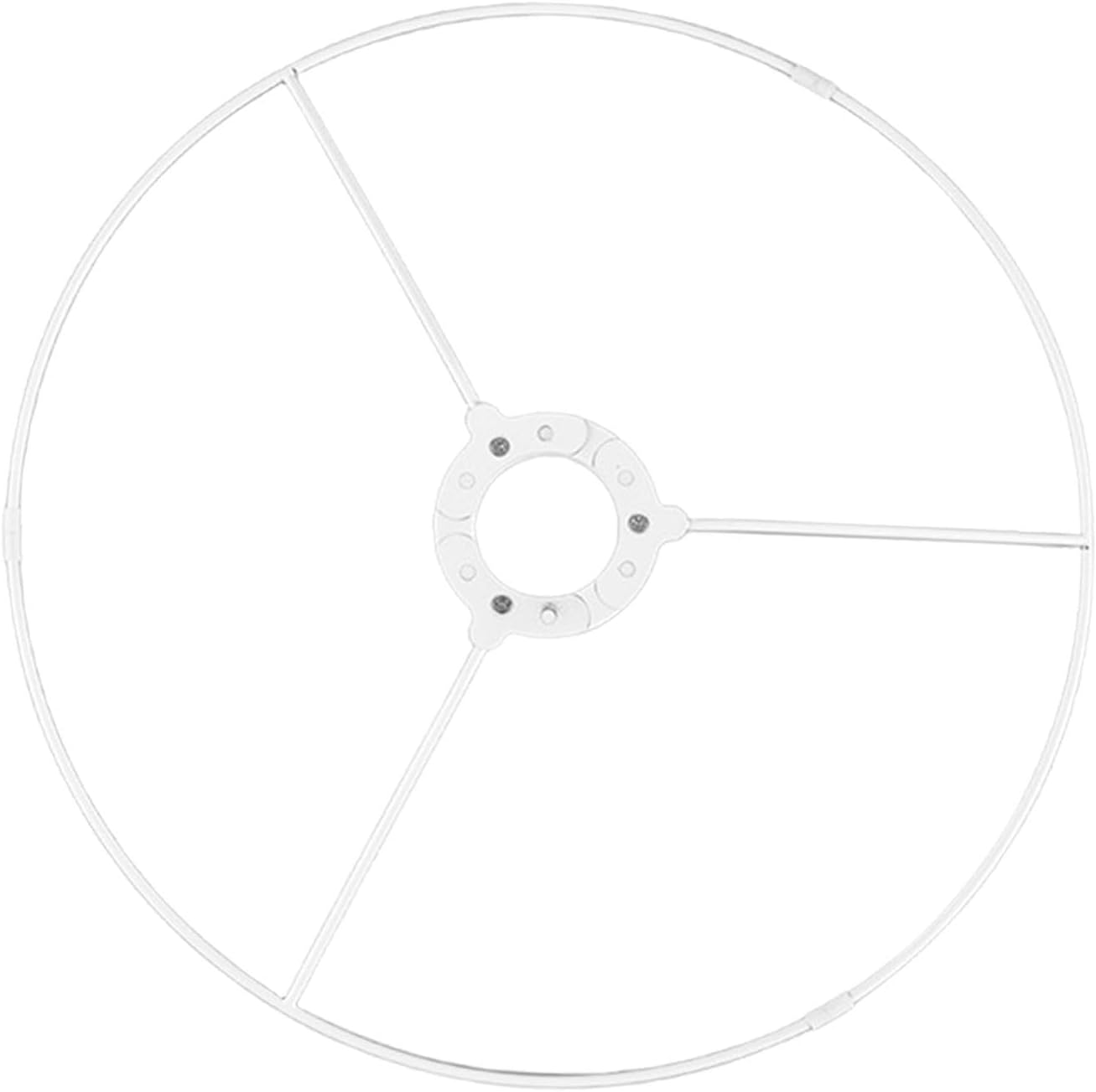 13 inch Lamp Shade Ring Frame, Professional PP and Iron Wire Frame, Easy Installation Round Lampshade Holder with Connecting Harp for DIY Table/Floor/Wall/Pendant Lamps