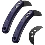 Lanties 2 Pack Carbide Scoring Cutter Knife Laminate Floor Cutter for Fiberboard Laminate Vinyl Flooring LVP Cutting, Linoleum, Acrylic, Plastic and Soft Tile Sheets Scoring Cutting