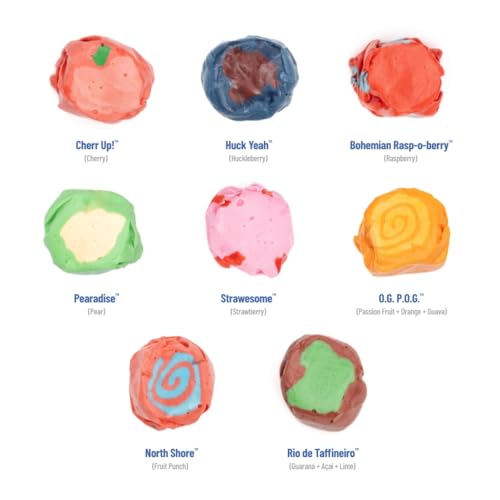 Taffy Shop Spring Favorites, Salt Water Taffy – Assorted Gourmet Soft Chewy Candy, Variety Pack, Bulk Sweet Snack, Fresh Gift & Gluten-Free, 30 Individually Wrapped Pieces (7oz)