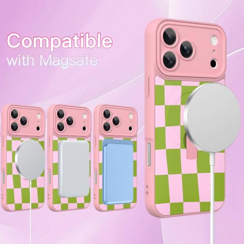 Image of ZIYE for iPhone 17 Pro Max Case Checkered Compatible with Magsafe
