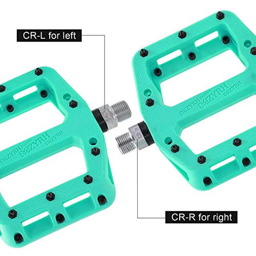 Mzyrh Mountain Bike Pedal 9/16" 3 Sealed Bearings Lightweight Non-Slip Nylon Fiber Bicycle Platform Pedals For Road Bmx Mtb #TOP6