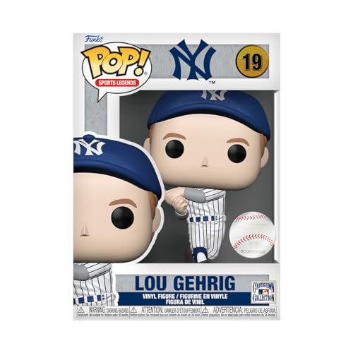 Funko POP! MLB: Legends - Lou Gerhig Gehrig - 1/6 Odds for Rare Chase Variant - Collectable Vinyl Figure - Gift Idea - Official Merchandise - for Kids & Adults - Sports Fans