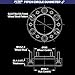 KSP 6X5.5 Wheel Spacers Fit for Tacoma 4runner, 1.5 inches Forged Hub Centric Adapters Kits with Extended Open Lug Nuts fit 6 Lug Wheels Without Locking hub, Package of 4 (Black 6061 T6 Aluminum)
