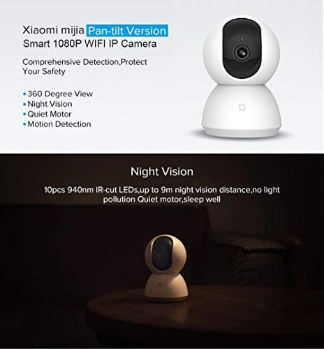 Câmera de Segurança IP Xiaomi Mi 1080p HD 360° Visão Noturna