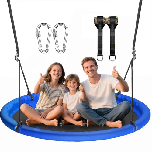 48 inch Saucer Tree Swing for Kids...