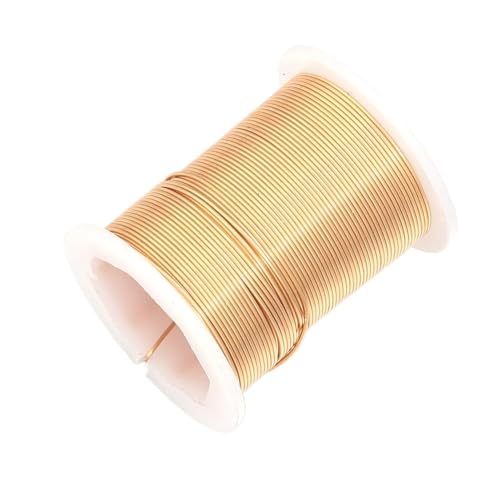 1[ S[hJ[ 0.3/0.4/0.5/0.6/0.8/1mm Xbhr[YCR[h WG[ DIY uXbg lbNXp(Light gold,0.6mm 7.5m)