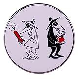 Spectre Pins Spy vs Spy MAD Cartoon Enamel Pin