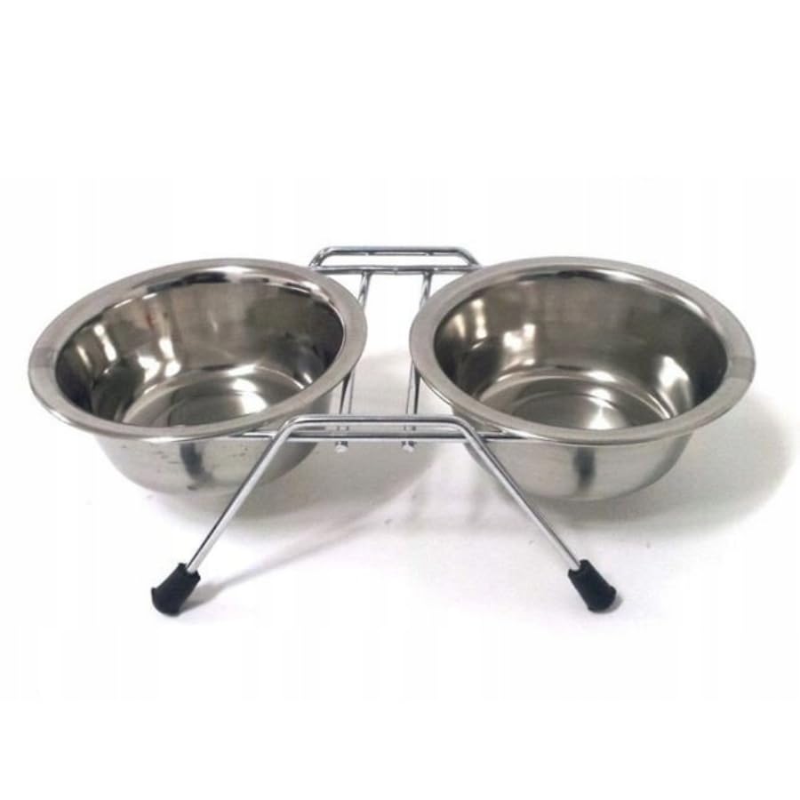 Dog Trust Adjustable Pet Feeder Raised Dog Food Bowl, Water Bowls, Dog Feeding Station I Double Bowl Stand Two Stainless Steel Removable Bowls (3200 Ml) Large size 1600 X 2 Ml Bowl Capacity (B0CF29WKY1) Amazon Price History, Amazon Price Tracker