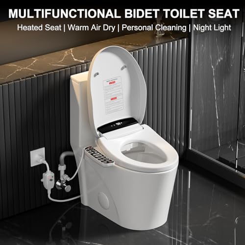 Luxury Heated Toilet Seat Bidet Combo