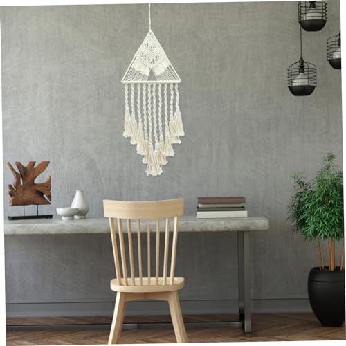 Atrapasueños de macramé en hilo de algodón para dar un toque boho a tu habitación 7