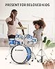 Donner EDS-220 MBE 14 inch children five drum professional set Metallic blue #2