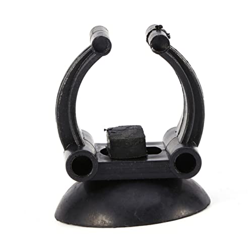 OUNONA 15個 水槽吸盤 魚飼育用に設計された強力な吸引力持つ水槽加熱ロッド用吸盤 ブラック色 水族館や家庭用に適した耐久性のある素材使用