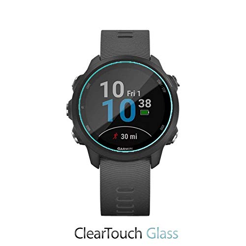 Protetor de tela Garmin Forerunner 245, BoxWave® [Vidro ClearTouch] 9H de vidro temperado para Garmi