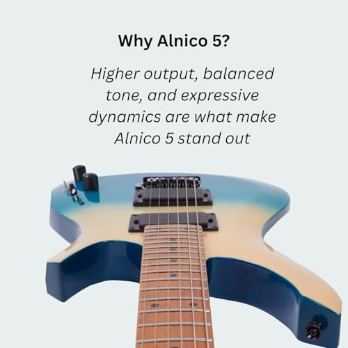 Image of Vault RG2 Soloist Premium Electric Guitar with Dual Alnico 5 Humbuckers and Roasted Maple Neck - Beach Blue