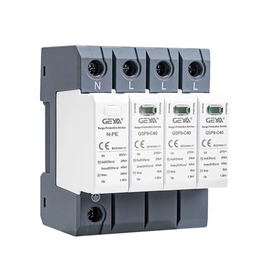 Protector contra sobretensiones GEYA de 20KA-40KA para proteger los electrodomésticos de casa