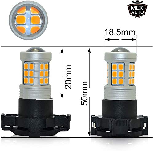 Ampoules LED PSY24W ambre élimine le clignotement rapide de bord