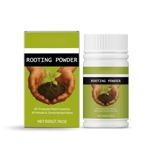 Universal Horticultural Rooting Powder for Enhanced Growth and Strong Root Development in Green Flowers (Green, 50g)