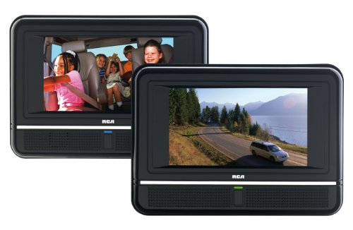 RCA DRC6272 7-Inch Twin Mobile DVD Players - play two different DVDs!