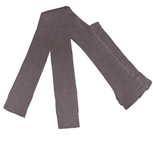 Weri Spezials Leggings para bebé y niños sin pie, leggings para niñas y niños – 1:1 acanalado en varios colores. gris 98 cm-104 cm