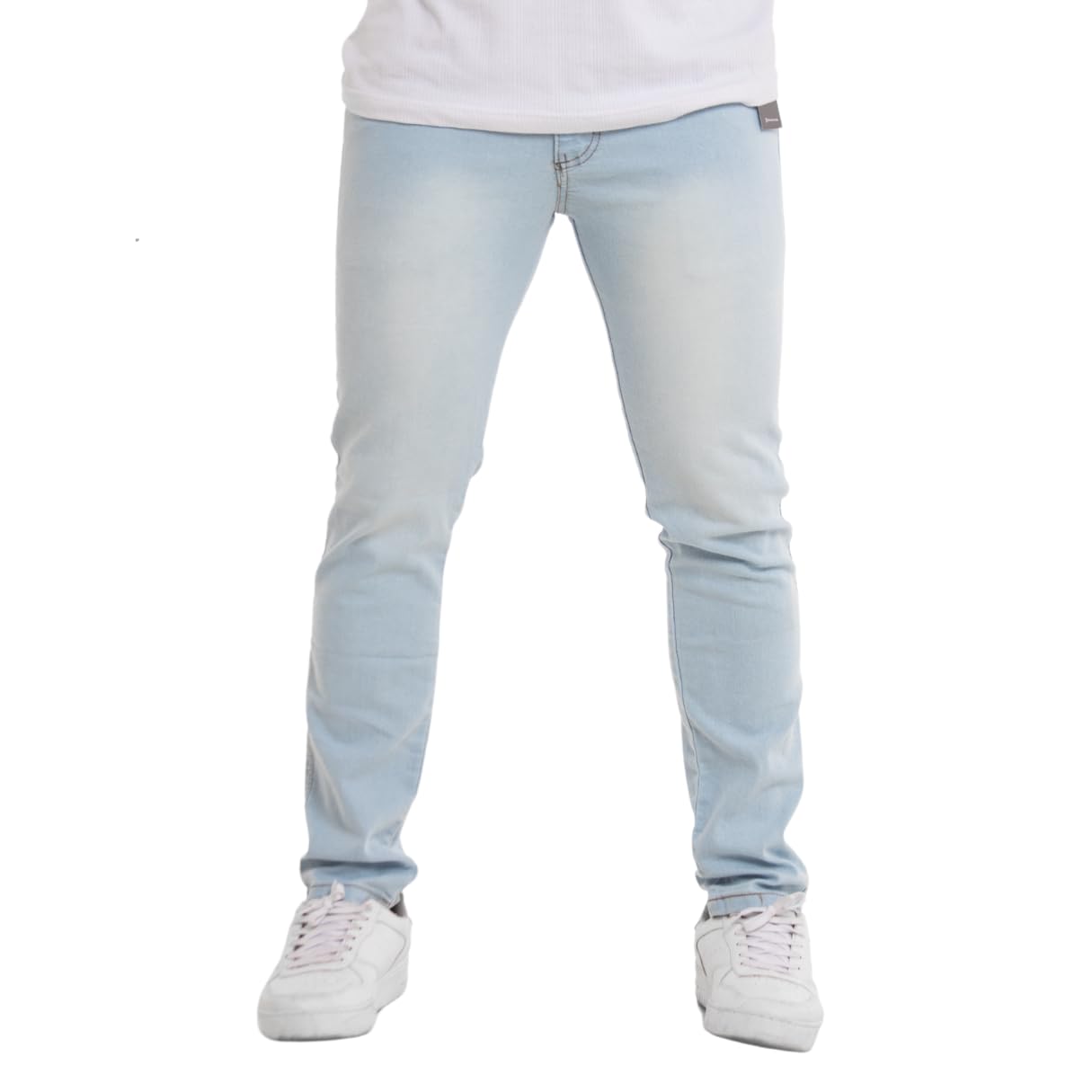 Calça Jeans Masculina Skinny Sarja Lycra