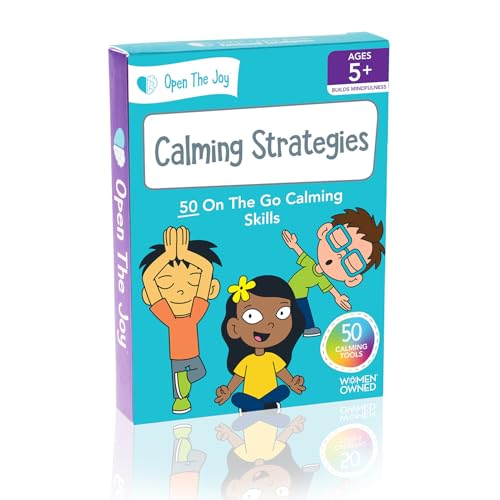 Open The Joy Calming Strategies Cards for Kids - Mindfulness