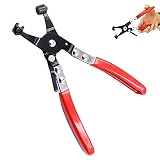 herramienta casera para abrazadera de alambre 【Cómodo de Usar】Las pinzas para manguera con mango de diseño ergonómico son fáciles de sujetar, mejoran el agarre y la comodidad, y ayudan a prevenir la fatiga de las manos durante el uso prolongado.