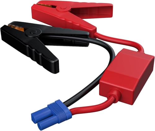 Arubaitai EC5 - Pinzas de cocodrilo de repuesto de 12 V, 1 pieza de cable de arranque portátil de emergencia para coche de 12 V