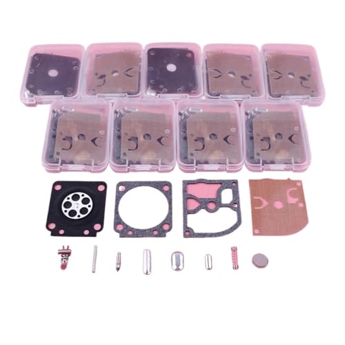 10個/ロット キャブレター リビルド修理ダイヤフラムキット MS180 MS170 018 017 MS 180 170 RB-77 チェーンソー交換部品