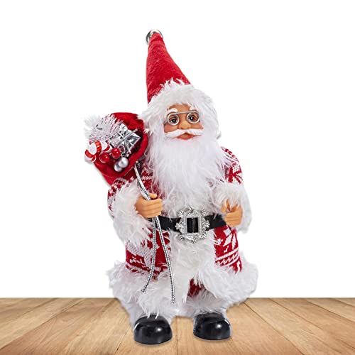 Ornamento de boneca de Papai Noel de Natal | Estatuetas de sacudir Natal Papai Noel Decoração de mes