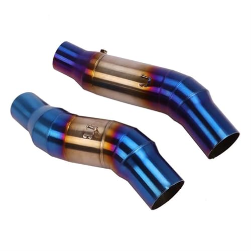 Slip-On-Motorradauspuff Escape Moto Modifiziertes Mittelrohr-Schalldämpferrohr Für Kawasaki Für Ninja 1000 2010-2021