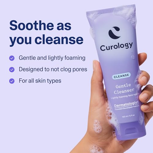 Image of Curology Gentle Facial Cleanser, Hydrating Foaming Face Wash, for Sensitive, Dry or Oily Skin Types, 5 fl oz