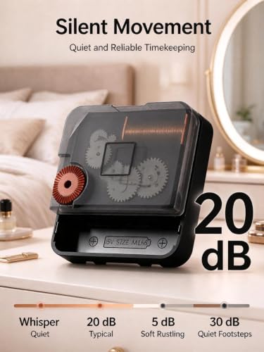 ChayWillow Pet-Shaped Silent Desk Clock for Home Decor | Non-Ticking Quartz Movement, Freestanding Design, Living Room & Bedroom, Minimalist Art Style, No Wall Mount Needed - image 6