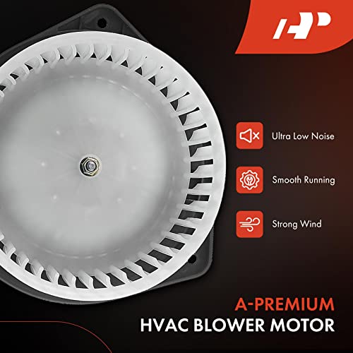 A-Premium Hvac Heater Blower Motor Assembly Compatible With Mitsubishi Vehicles - Lancer 2008-2015, Outlander 2007-2014, Outlander Sport 2011-2014 - Front Side, Replace# 7802A217, 7802A017 #TOP2